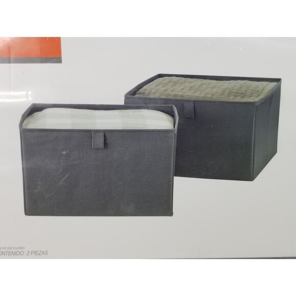 Studio 3B Drawers Set of 2 Organizer NEW 13.25 in x 11.5 in x 8.25 in Home Decor - Picture 2 of 12